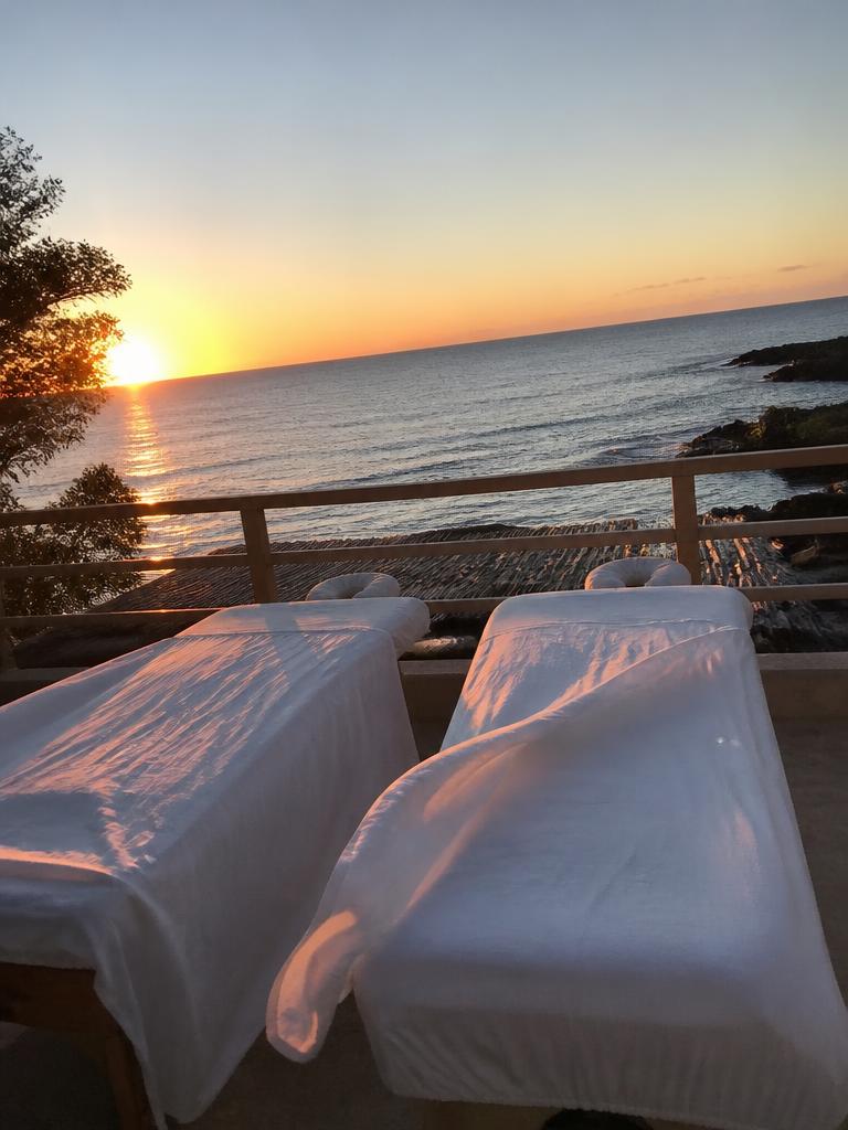 Client photo of a Luxurist massage session in Ibiza